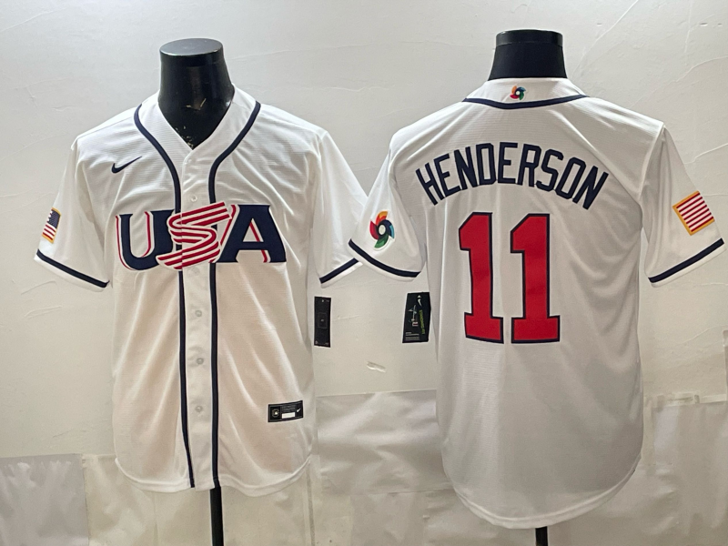 Men 2026 World cup white MLB Nike jersey 0011